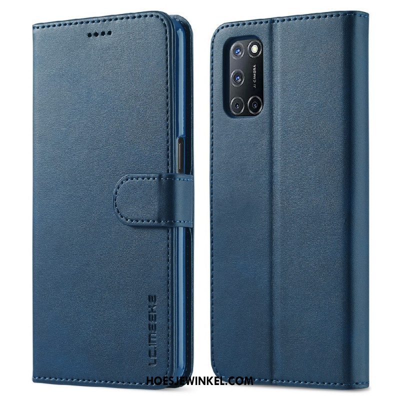 Folio-hoesje voor Oppo Find X3 Lite Lc.imeeke Ledereffect