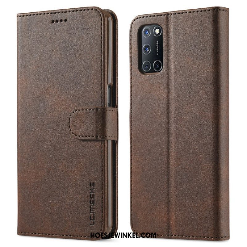 Folio-hoesje voor Oppo Find X3 Lite Lc.imeeke Ledereffect