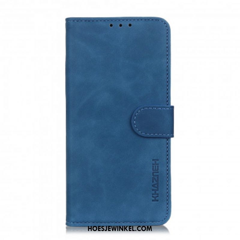 Folio-hoesje voor Oppo Find X3 Lite Mat Vintage Leereffect Khazneh