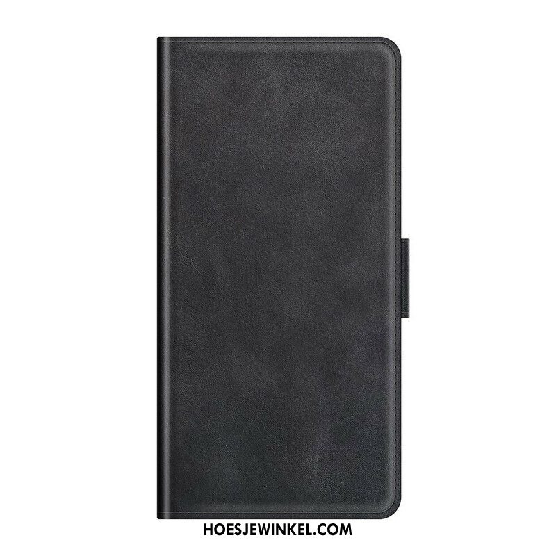 Folio-hoesje voor Oppo Find X3 Neo Flip Case Klassieke Dubbele Klep