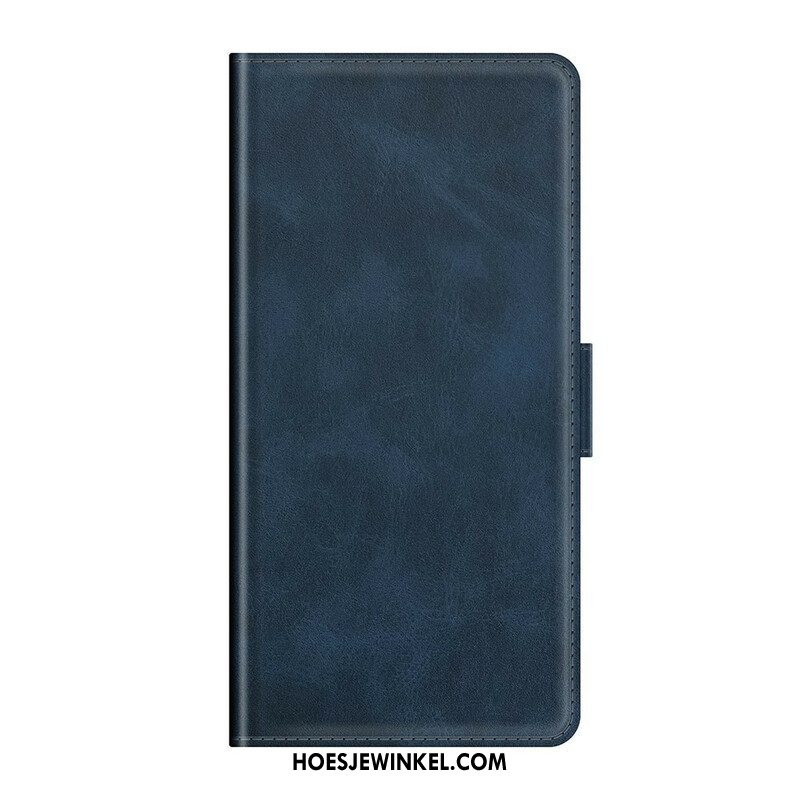 Folio-hoesje voor Oppo Find X3 Neo Flip Case Klassieke Dubbele Klep