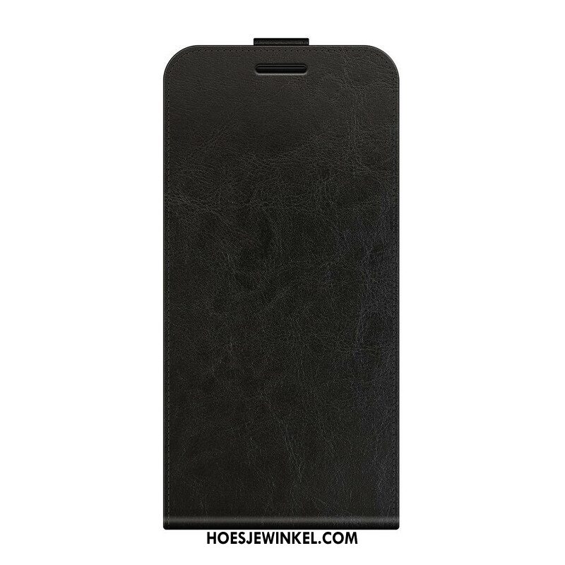 Folio-hoesje voor Oppo Find X3 Neo Flip Case Verticale Flap Met Leereffect