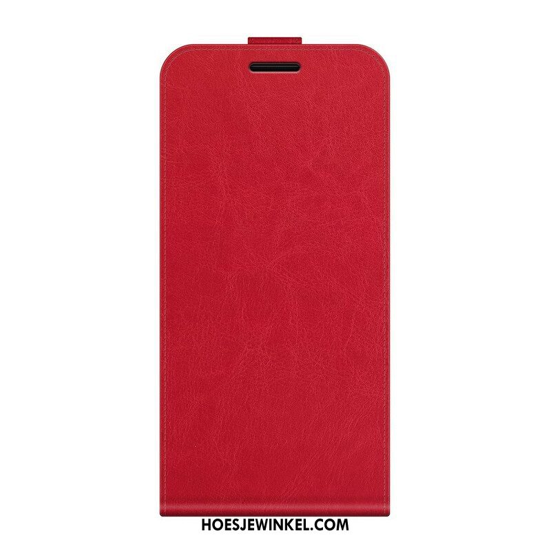 Folio-hoesje voor Oppo Find X3 Neo Flip Case Verticale Flap Met Leereffect