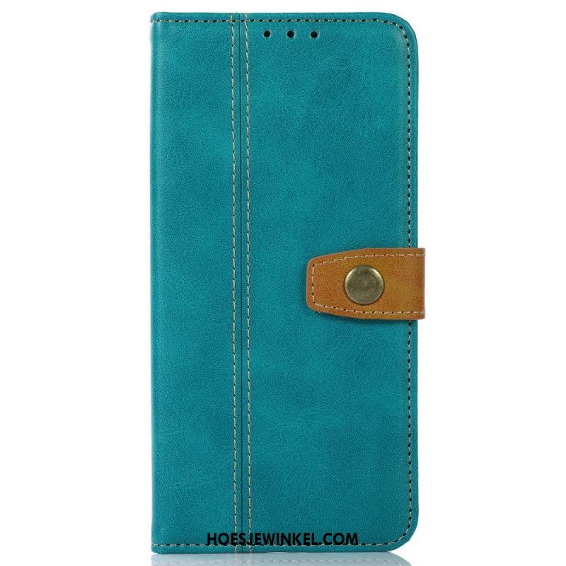 Folio-hoesje voor Oppo Find X5 Pro Geweven Band