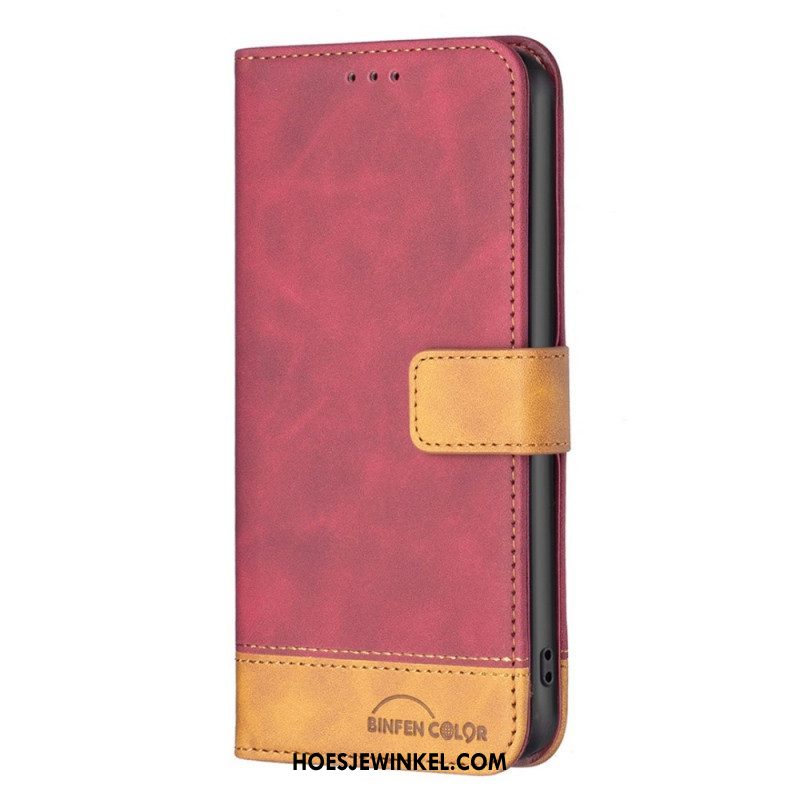 Folio-hoesje voor Oppo Find X5 Pro Vintage Binfen-kleur