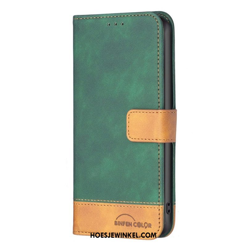 Folio-hoesje voor Oppo Find X5 Pro Vintage Binfen-kleur