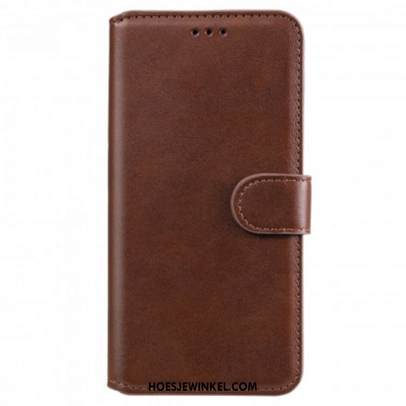 Folio-hoesje voor Oppo Reno 6 5G Effen Kleur