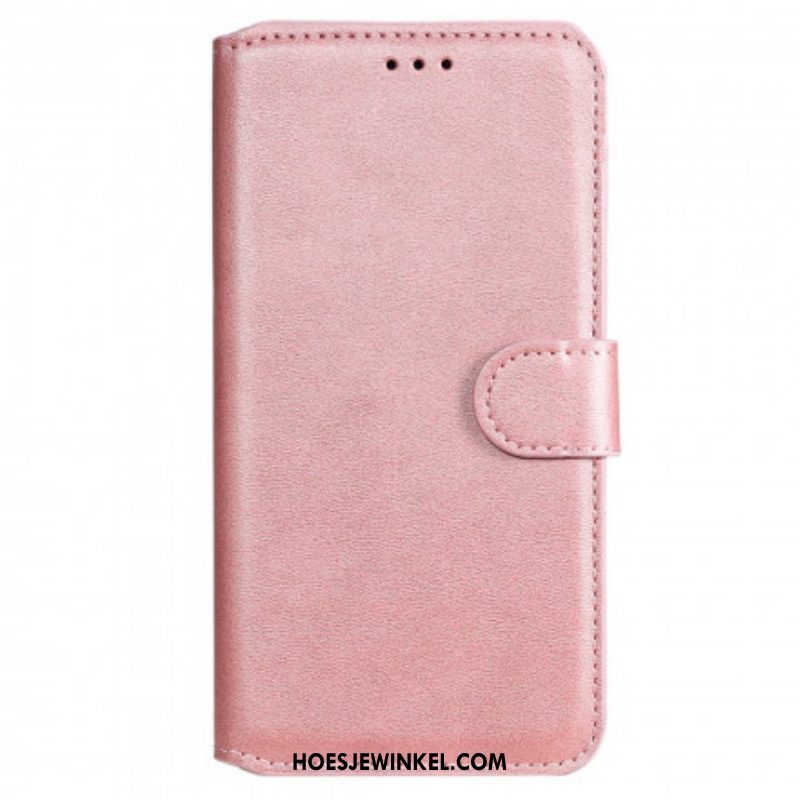 Folio-hoesje voor Oppo Reno 6 5G Effen Kleur