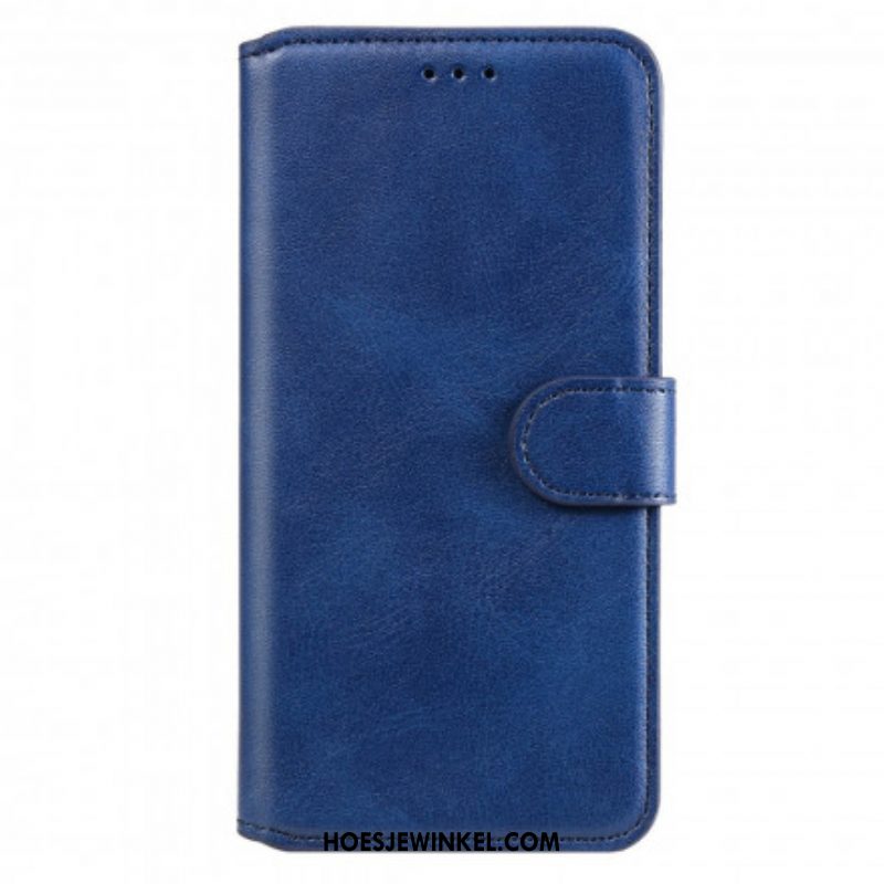 Folio-hoesje voor Oppo Reno 6 5G Effen Kleur