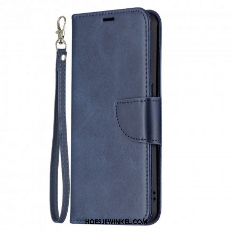 Folio-hoesje voor Oppo Reno 6 5G Flip Case Gladde Flap Schuin