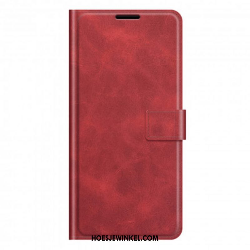 Folio-hoesje voor Oppo Reno 6 5G Slank Extreem Leereffect