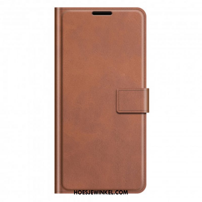 Folio-hoesje voor Oppo Reno 6 5G Slank Extreem Leereffect