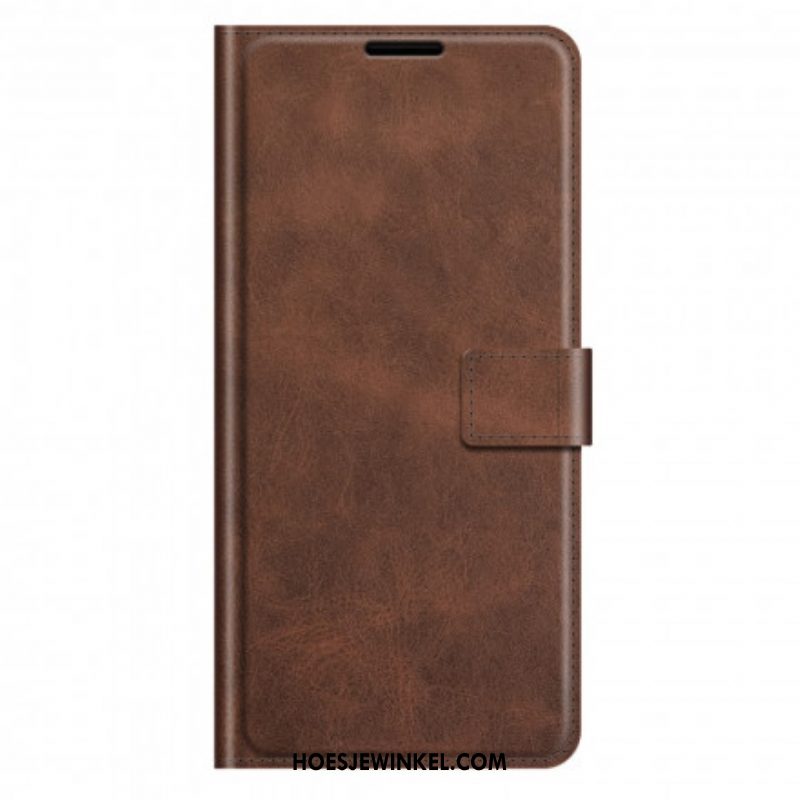 Folio-hoesje voor Oppo Reno 6 5G Slank Extreem Leereffect