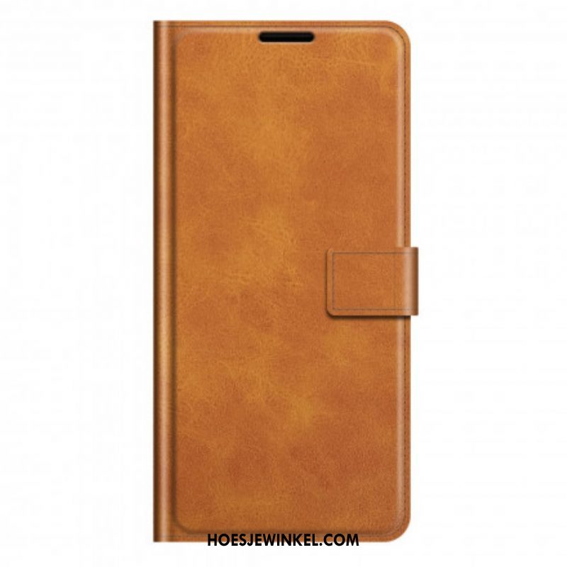 Folio-hoesje voor Oppo Reno 6 5G Slank Extreem Leereffect