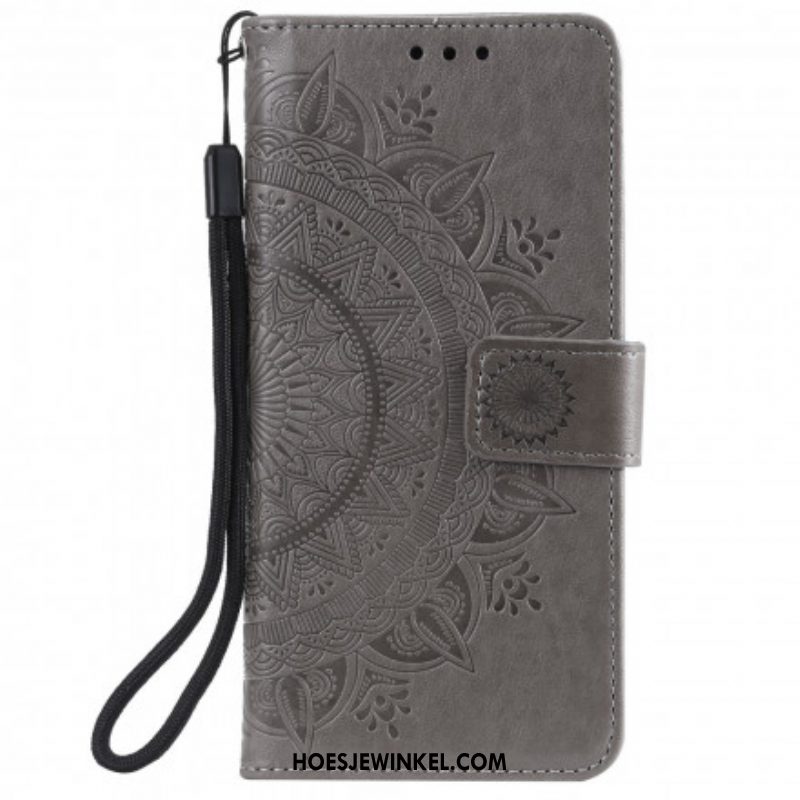 Folio-hoesje voor Oppo Reno 6 5G Zon Mandala