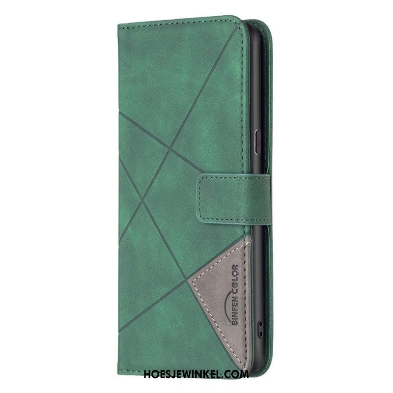 Folio-hoesje voor Oppo Reno 7 Binfen Color Lederstyling