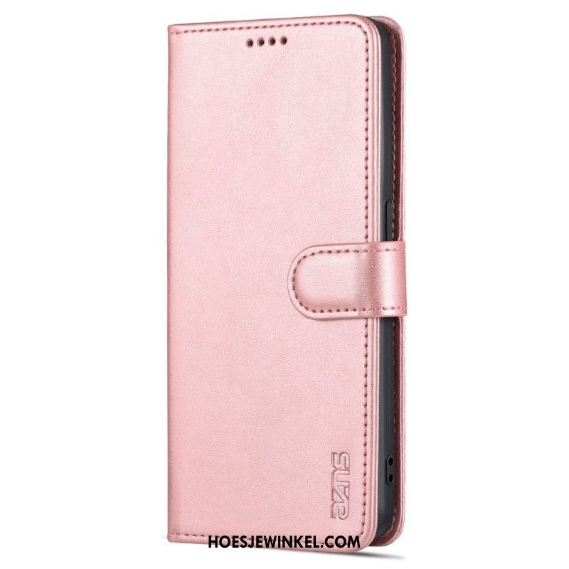 Folio-hoesje voor Oppo Reno 8 Azns Leerstyling