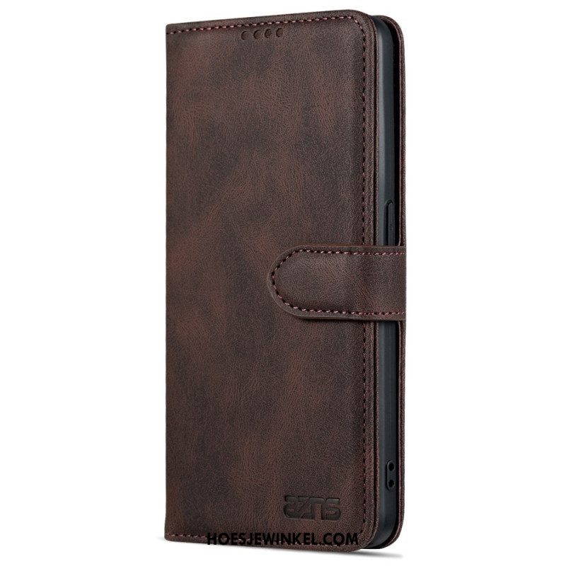 Folio-hoesje voor Oppo Reno 8 Azns Vintage Leereffect