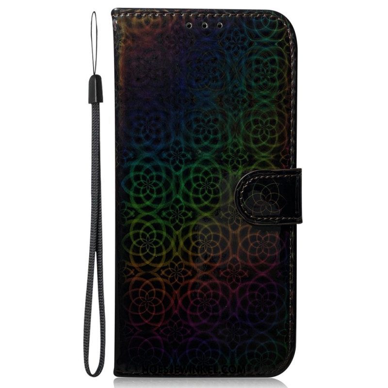 Folio-hoesje voor Oppo Reno 8 Disco-stijl