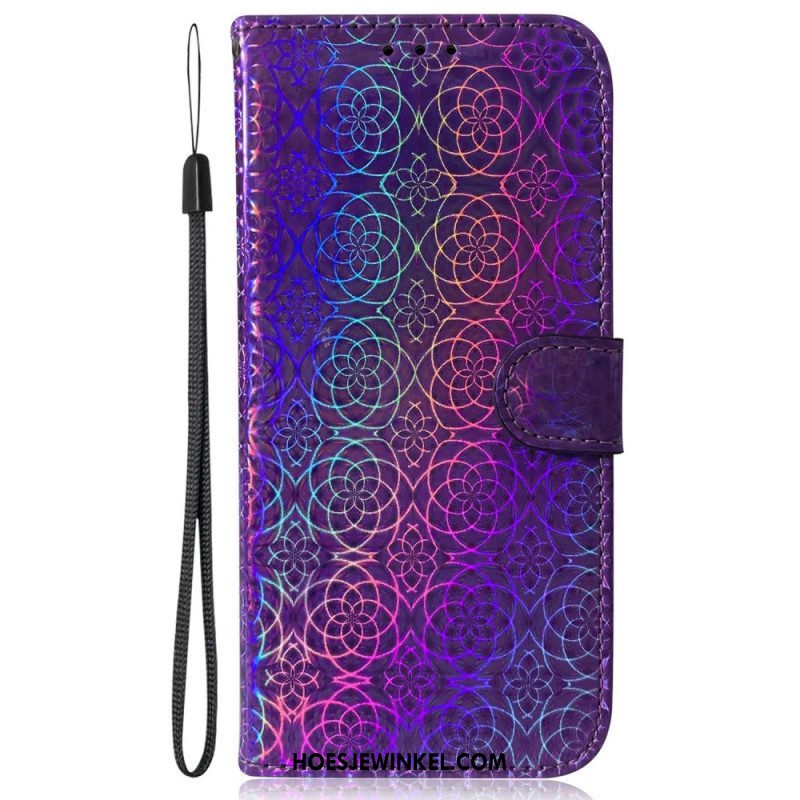 Folio-hoesje voor Oppo Reno 8 Disco-stijl