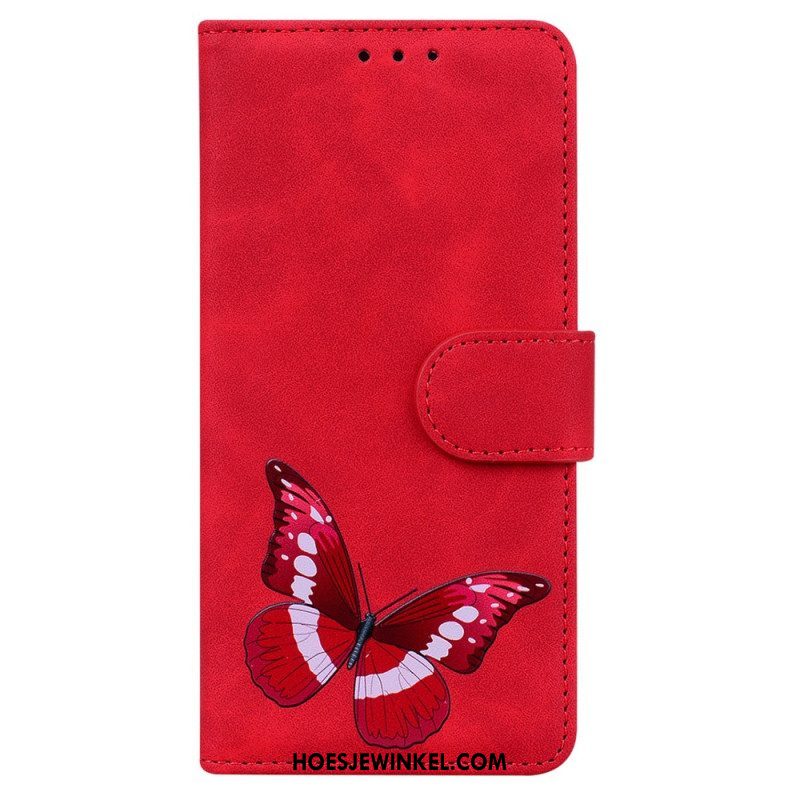 Folio-hoesje voor Oppo Reno 8 Lite Vlinder