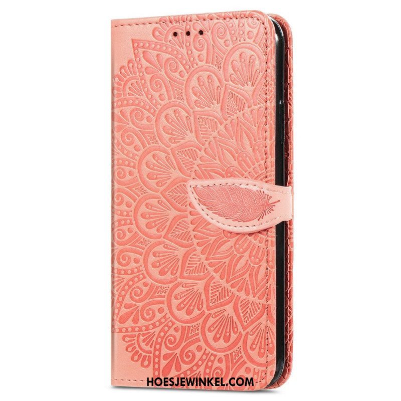 Folio-hoesje voor Samsung Galaxy A13 5G / A04s Schuine Riemsluiting