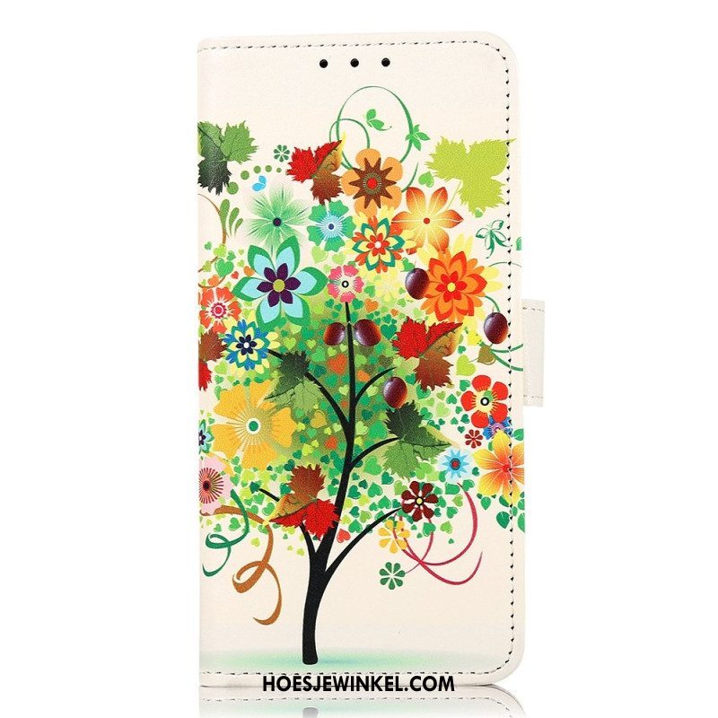 Folio-hoesje voor Samsung Galaxy A14 / A14 5G Bloeiende Boom