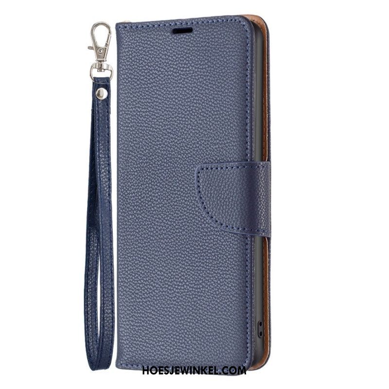 Folio-hoesje voor Samsung Galaxy A14 / A14 5G Met Ketting Schuine Riemsluiting