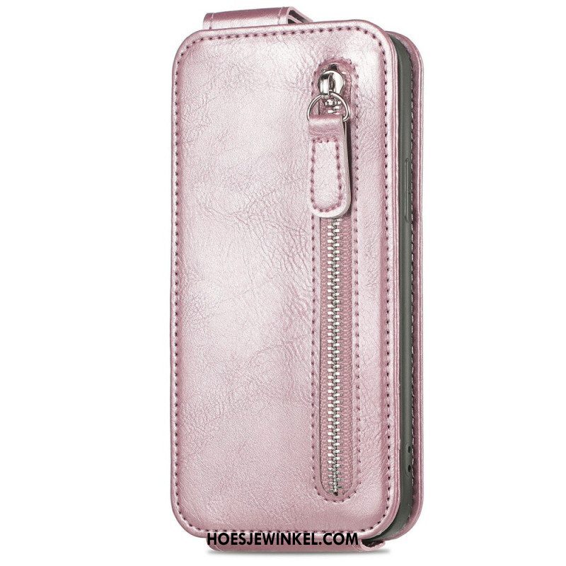 Folio-hoesje voor Samsung Galaxy A14 / A14 5G Portemonnee Leren Flip Case Lychee-stijl Rfid Khazneh