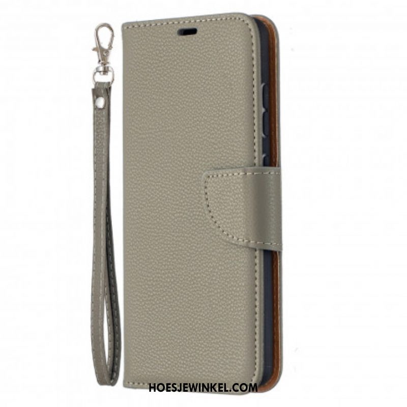 Folio-hoesje voor Samsung Galaxy A52 4G / A52 5G / A52s 5G Flip Case Lychee Rabat Schuin