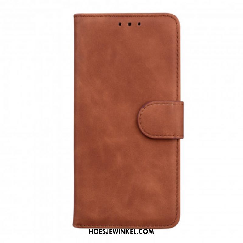 Folio-hoesje voor Samsung Galaxy A52 4G / A52 5G / A52s 5G Vintage Couture Lederen Stijl