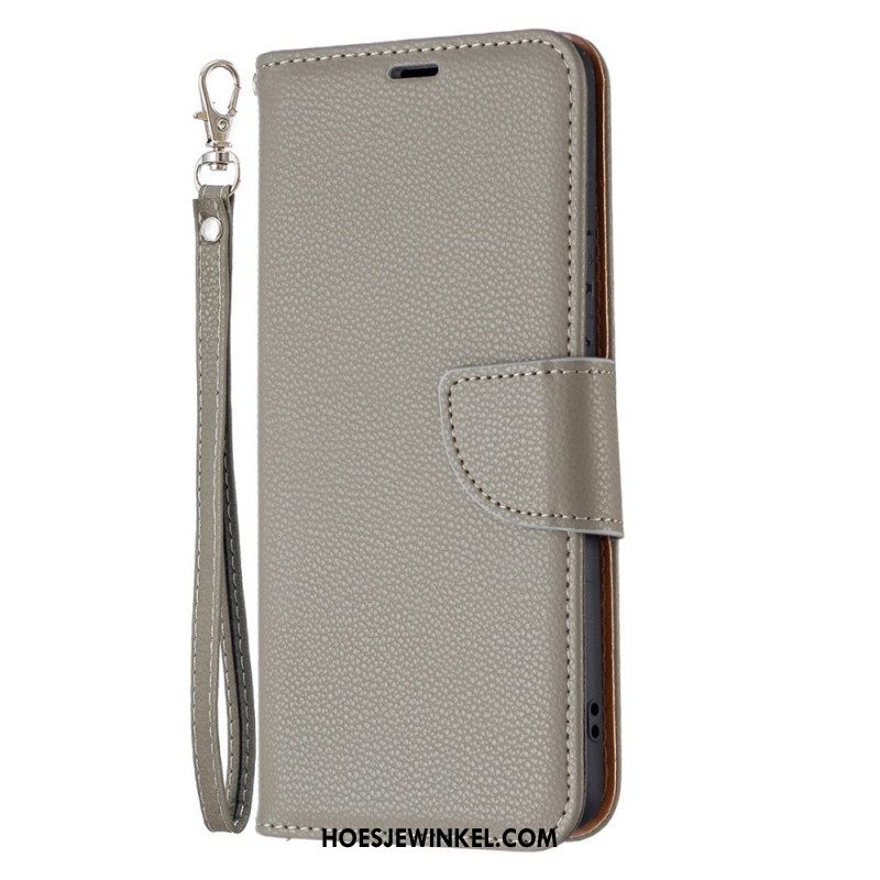 Folio-hoesje voor Samsung Galaxy A53 5G Lychee Schuine Sluiting