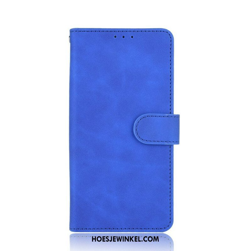 Folio-hoesje voor Samsung Galaxy M12 / A12 Aanraking Van De Huid