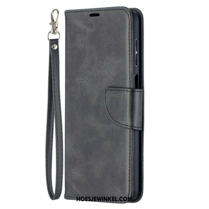 Folio-hoesje voor Samsung Galaxy M12 / A12 Flip Case Gladde Flap Schuin