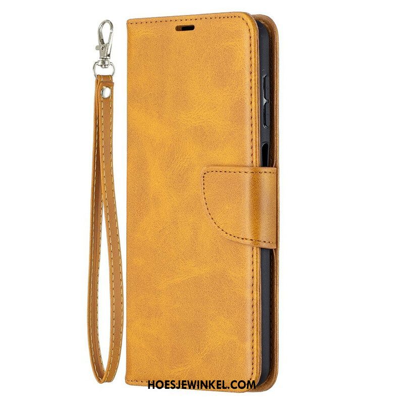 Folio-hoesje voor Samsung Galaxy M12 / A12 Flip Case Gladde Flap Schuin