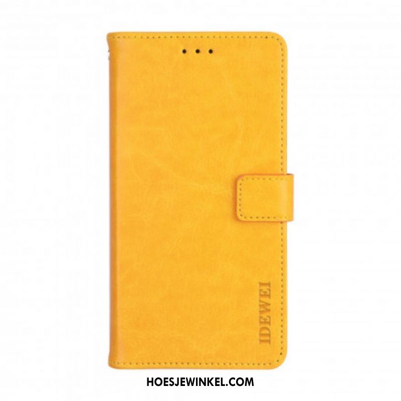 Folio-hoesje voor Samsung Galaxy M12 / A12 Imitatieleer Idewei