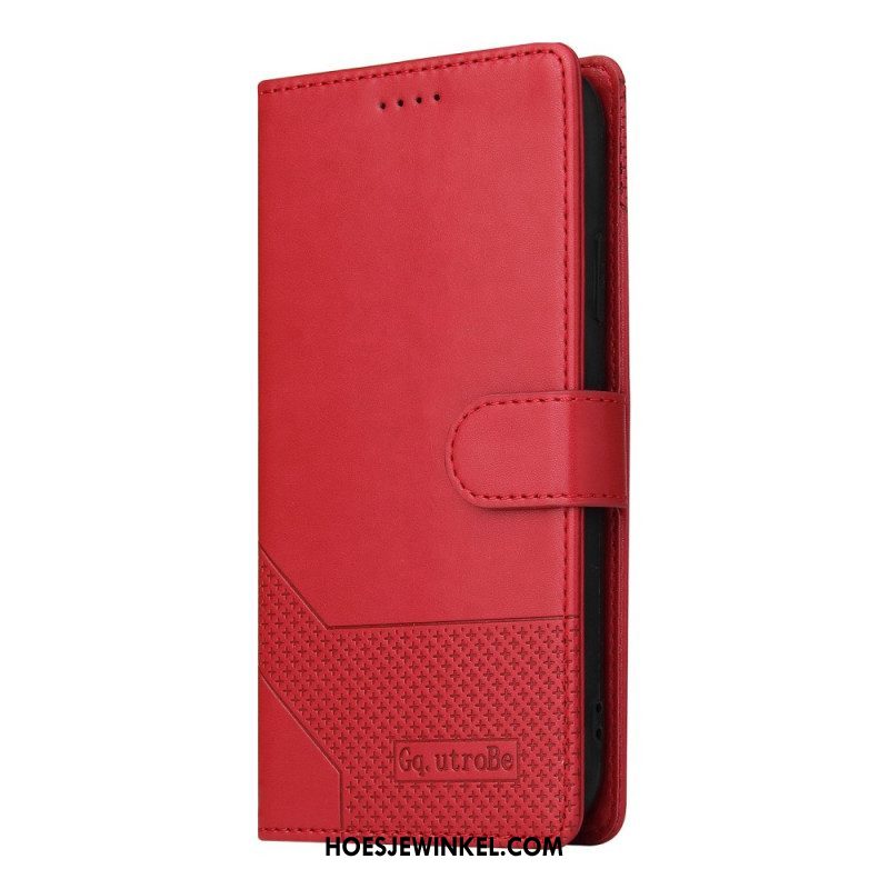 Folio-hoesje voor Samsung Galaxy M12 / A12 Ledereffect Gq.utrobe