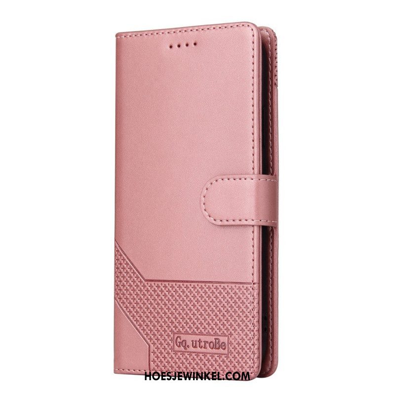 Folio-hoesje voor Samsung Galaxy M12 / A12 Ledereffect Gq.utrobe