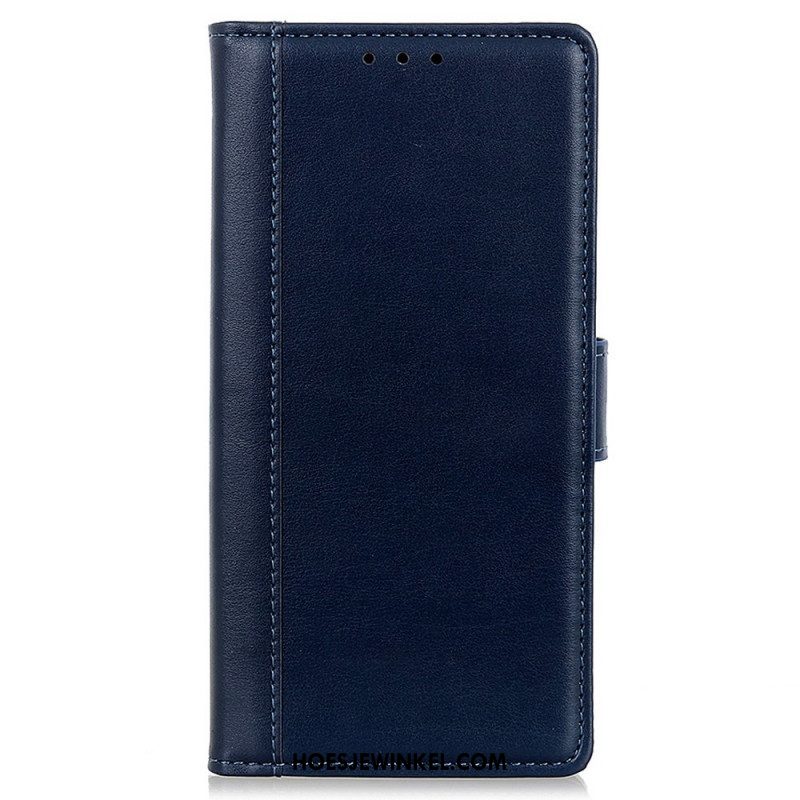Folio-hoesje voor Samsung Galaxy M23 5G Leren Styling