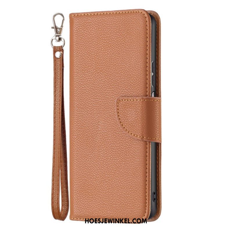 Folio-hoesje voor Samsung Galaxy M23 5G Met Ketting Schuine Riemsluiting