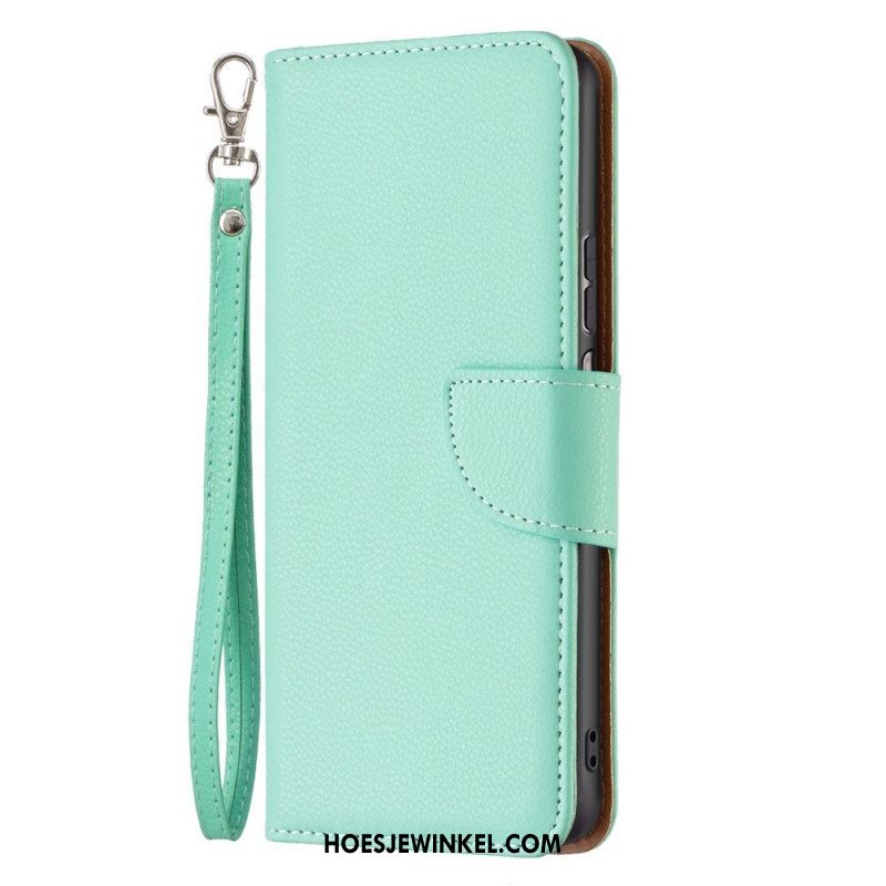 Folio-hoesje voor Samsung Galaxy M23 5G Met Ketting Schuine Riemsluiting