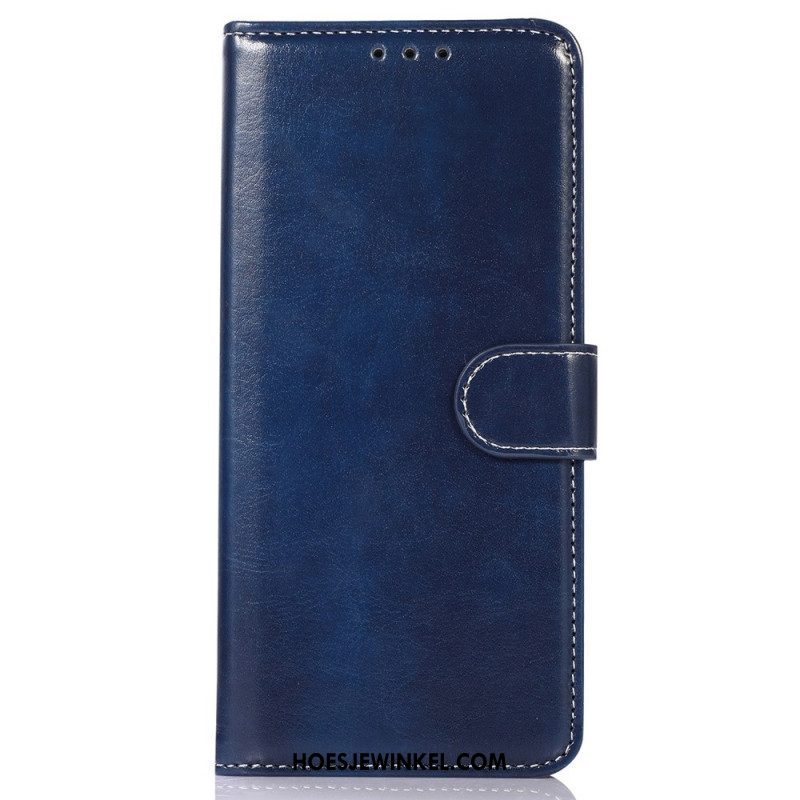 Folio-hoesje voor Samsung Galaxy M23 5G Stijl Lederen Stiksels