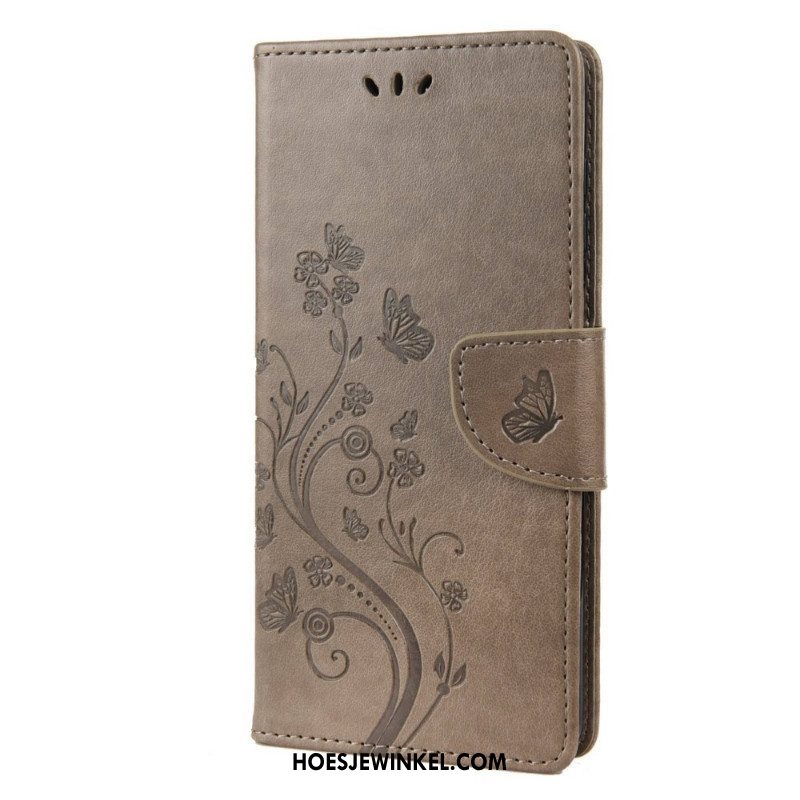 Folio-hoesje voor Samsung Galaxy M23 5G Vlinders En Bloemen