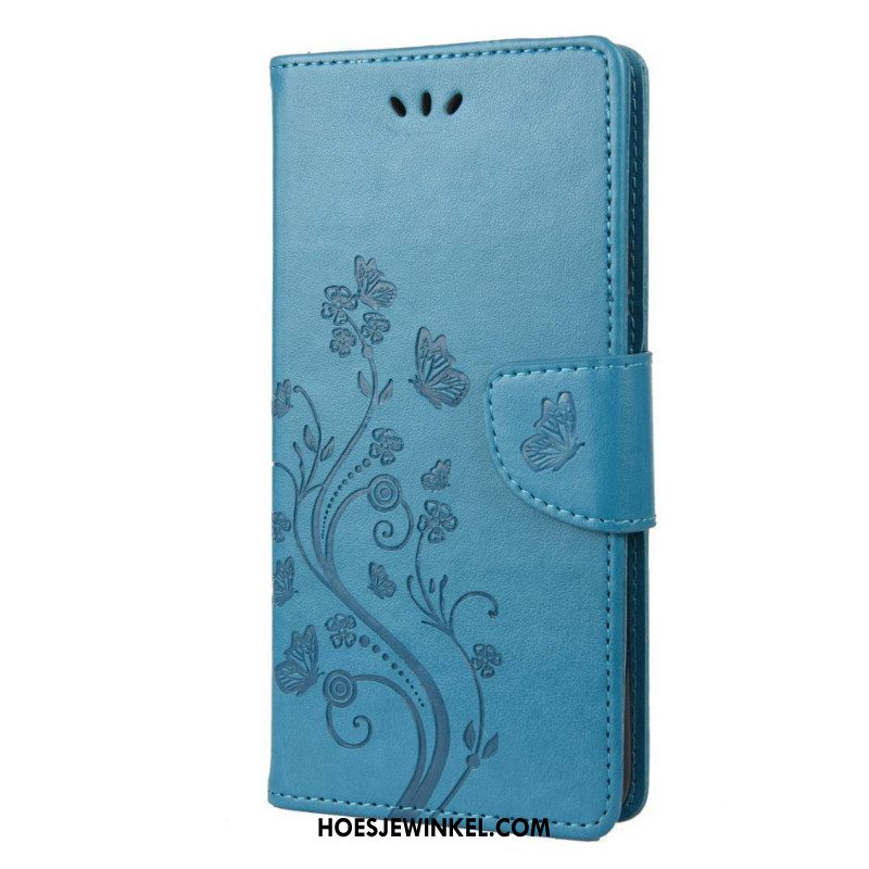 Folio-hoesje voor Samsung Galaxy M23 5G Vlinders En Bloemen