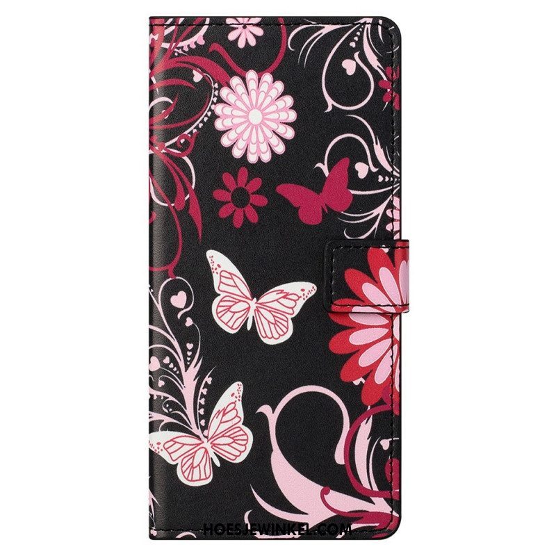 Folio-hoesje voor Samsung Galaxy M23 5G Vlinders Vlinders