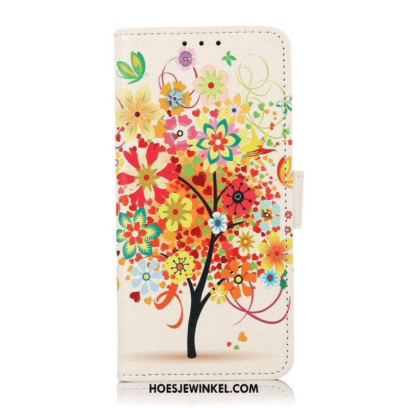 Folio-hoesje voor Samsung Galaxy M32 Bloeiende Boom