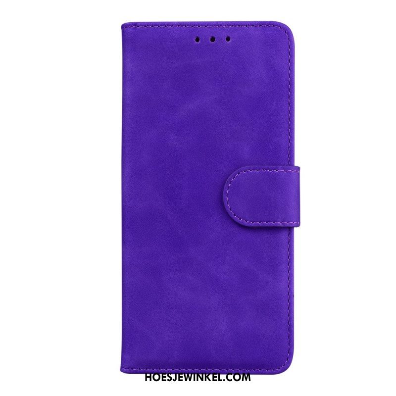 Folio-hoesje voor Samsung Galaxy M32 Effen Kleurontwerp