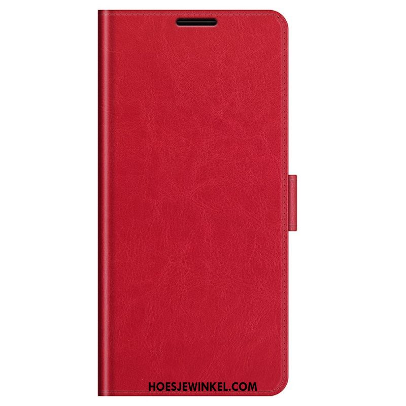 Folio-hoesje voor Samsung Galaxy M32 Klassiek Leereffect