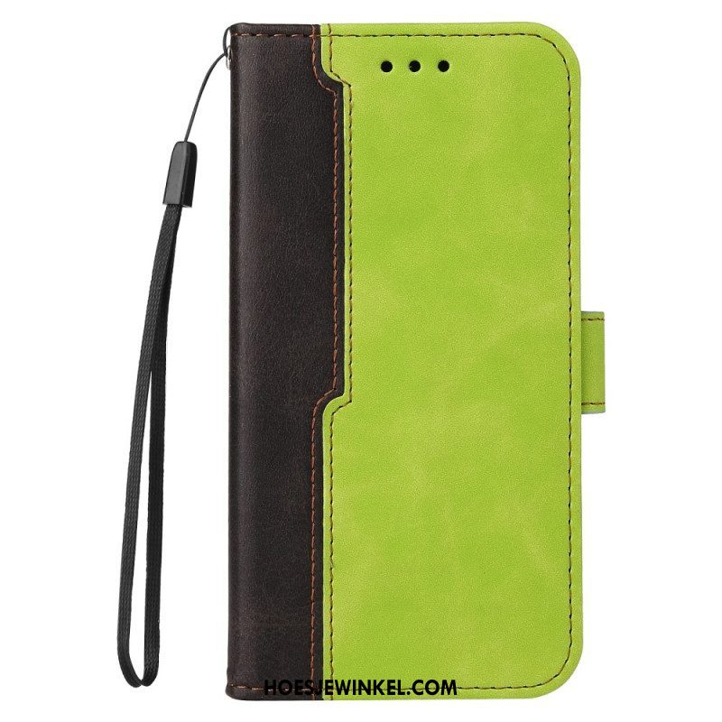 Folio-hoesje voor Samsung Galaxy M32 Twee Toon