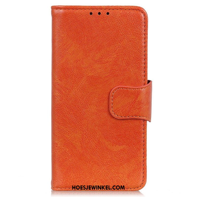 Folio-hoesje voor Samsung Galaxy M33 5G Echt Nappaleer